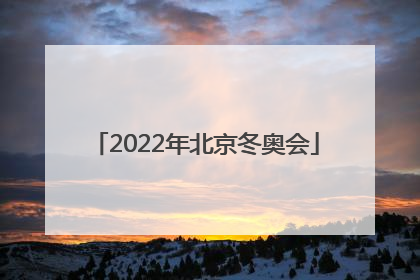 「2022年北京冬奥会」2022年北京冬奥会会徽的名字